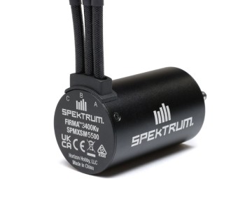 Spektrum Firma 3650 3400Kv 4 Pole Sensorless Brushless Motor: 5mm