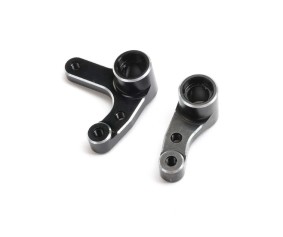TLR Bell Crank Set, Aluminum, Black: 22S Sprint