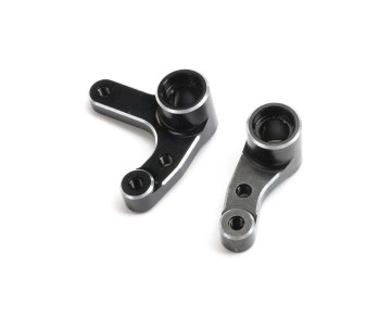 TLR Bell Crank Set, Aluminum, Black: 22S Sprint