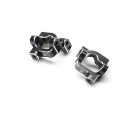 TLR Caster Block Set, 0 Deg, Aluminum: 22S Sprint