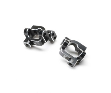 TLR Caster Block Set, 0 Deg, Aluminum: 22S Sprint