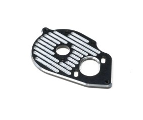 TLR Motor Plate, Machined Aluminum, Black: 22S Sprint