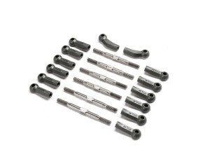 TLR HD Turnbuckle Kit, Titanium: 22X