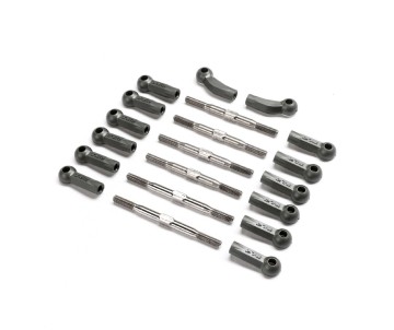 TLR HD Turnbuckle Kit, Titanium: 22X