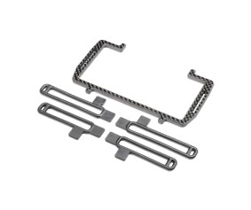 TLR Battery Mount Set, Carbon: 22X
