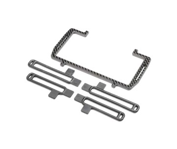 TLR Battery Mount Set, Carbon: 22X