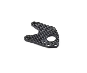 TLR Motor Plate, Carbon: 22X