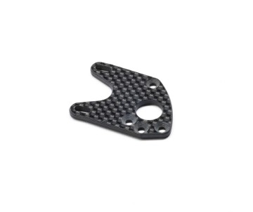 TLR Motor Plate, Carbon: 22X