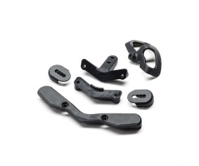 TLR Shock Tower Guards, Up Wing Mt, Spur Shield: 22X