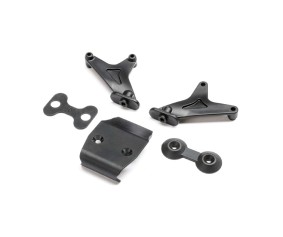 TLR Wing Mount Set, Front Bumper: 22X