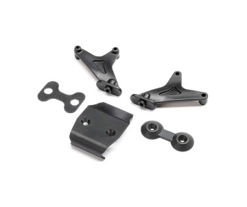 TLR Wing Mount Set, Front Bumper: 22X