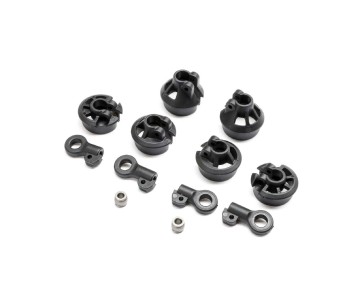 TLR Spring Cups, Shock Ends, 13mm: 22X