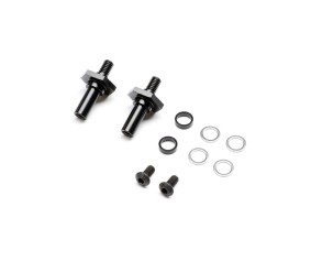 TLR Front Axle, Aluminum (2): 22X