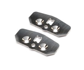 TLR Skid Plate, Adjustable Chassis, +2, Titanium (2): 8X 2.0 TLR Skid Plate, Adjustable Chassis, +2, Titanium (2): 8X 2.0