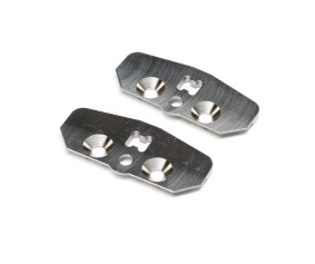 TLR Skid Plate, Adjustable Chassis, STD, Titanium (2): 8X 2.0 TLR Skid Plate, Adjustable Chassis, STD, Titanium (2): 8X 2.0