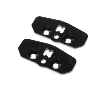 TLR Skid Plate, Adjustable Chassis, +1, Aluminum (2): 8X 2.0