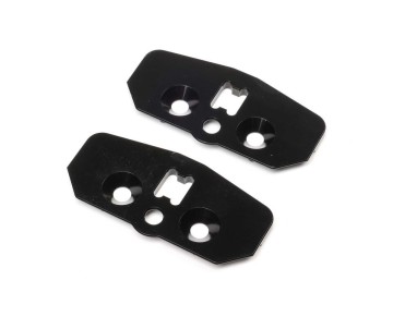 TLR Skid Plate, Adjustable Chassis, +2, Aluminum (2): 8X 2.0