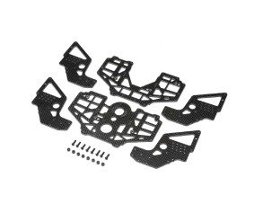TLR Chassis Set, Carbon Fiber: LMT, TTLMT