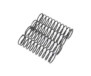 TLR Shock Spring, Silver, 4.0 lbs (4): TTLMT
