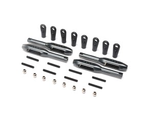 TLR LwrShck Mount 4-Link BarSet, 13.5 (4): LMT, TTLMT TLR LwrShck Mount 4-Link BarSet, 13.5 (4): LMT, TTLMT