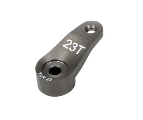 TLR Servo Horn, 23T, Aluminum: 22