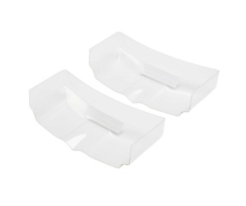 TLR 6.5 Medium Downforce Wing, Clear, Precut (2)