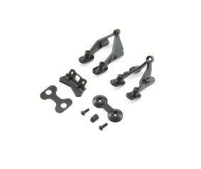 TLR Rear Wing Stay & Washers: 22 4.0