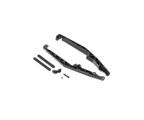TLR Mud Guard Set, Stiffezel, w/Fan Mount: 22T 4.0