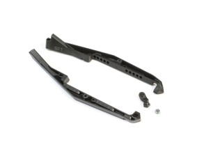 TLR Mud Guard Set, Soft, w/Fan Mount: 22 5.0