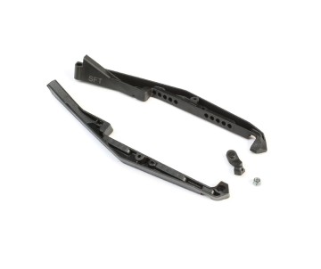 TLR Mud Guard Set, Soft, w/Fan Mount: 22 5.0