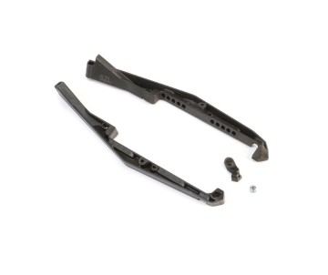 TLR Mud Guard Set, Stiffezel, w/Fan Mount: 22 5.0