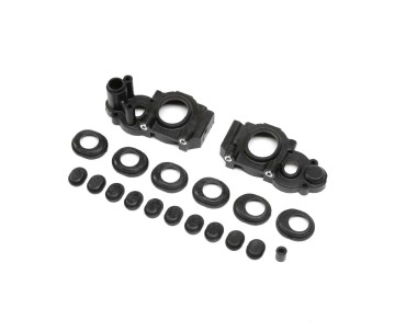 TLR Gear Case Set, 3-Gear Laydown: 22 4.0
