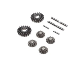 TLR Gear Set, G2 Gear Diff, Metal: 22