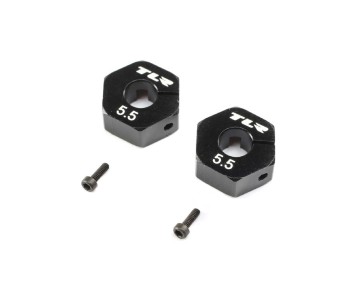 TLR Wheel Hex, 12mm x 5.5mm (2)