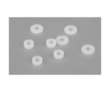 TLR Shock Seal Bushings, Machined, G3 3.5mm (4)