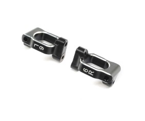 TLR Caster Block Set, 6 deg, Aluminum: 22X-4