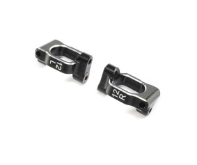 TLR Caster Block Set, 12 deg, Aluminum: 22X-4