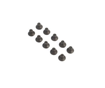 TLR Flat Head Screws, M2.5 x 4mm (10)