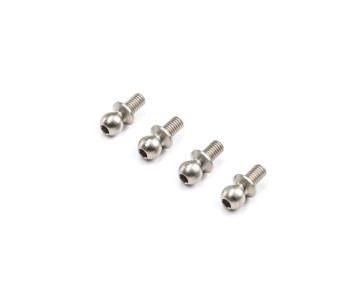 TLR Ball Stud, Low Mount, 4.8 x 5mm (4)