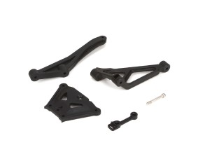 TLR Chassis Braces, Top Plate: 8e 3.0