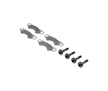 TLR Brake Pads and Screws (4): 8X