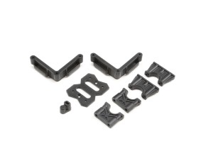 TLR Center Diff Mount, Battery Mount: 8XE