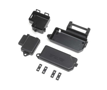TLR Servo & Receiver Mounts: 8X 2.0
