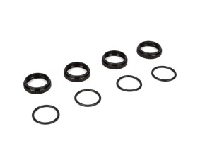 TLR 16mm Shock Nuts & O-rings: 8B 3.0