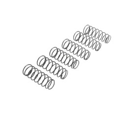 TLR 16mm Front Shock Spring Set (3pr): 8T 4.0
