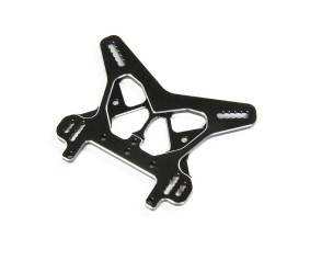 TLR Rear Shock Tower, Black, Aluminum: 8X/8XE