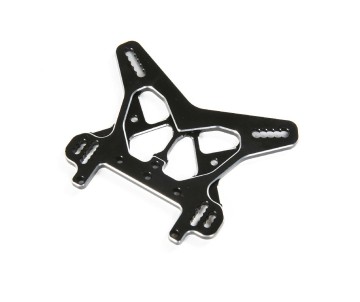 TLR Rear Shock Tower, Black, Aluminum: 8X/8XE