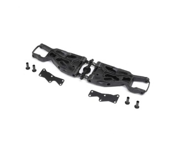 TLR Front Arm Set w/Inserts: 8X, 8XE 2.0