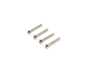 TLR Left Hand Button Head Screws, M3x20mm (4)