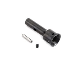 TLR Front/Rear Stub Axle, Boot Version, Steel: 5B, 5T, MINI WRC